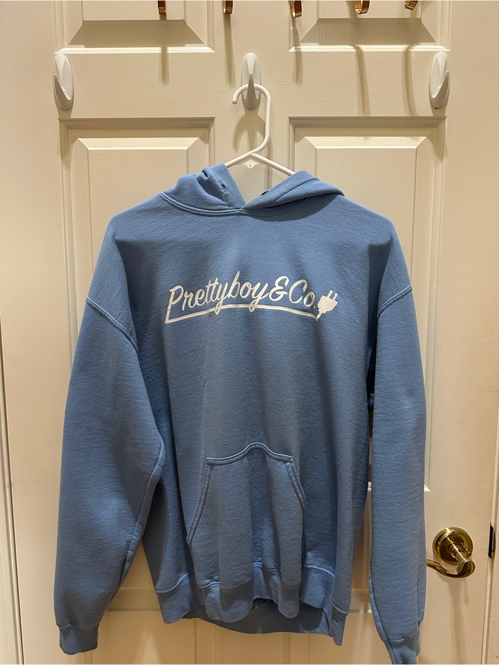 Prettyboy&co Light Blue Hoodie Sweater